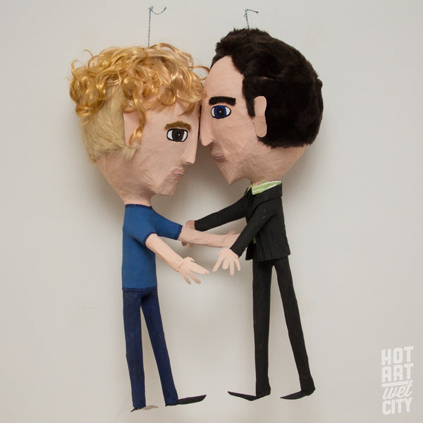 custom wedding pinata two grooms